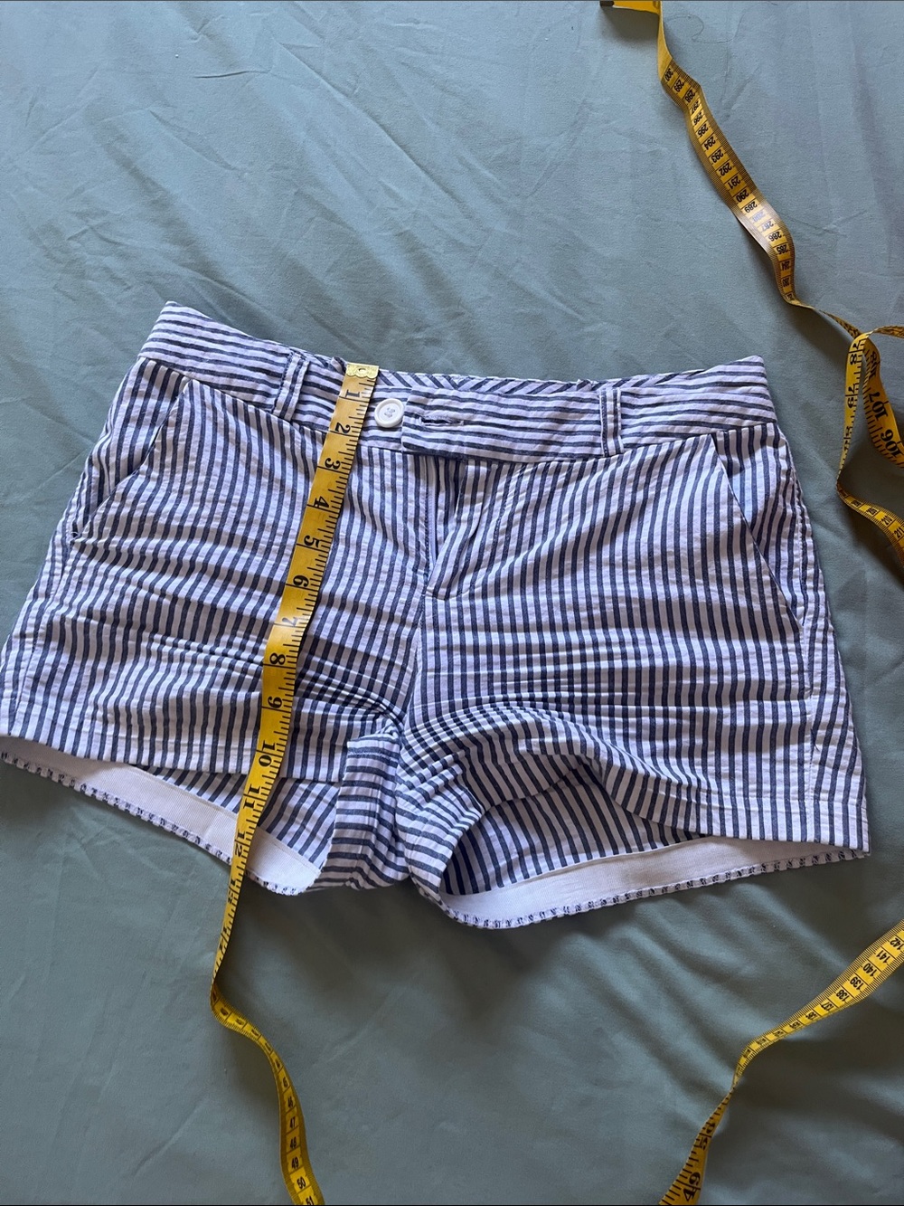 Forever 21 Blue and White Striped Women’s Shorts